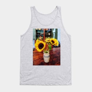 Sunflowers - Vase of Sunflowers Tank Top